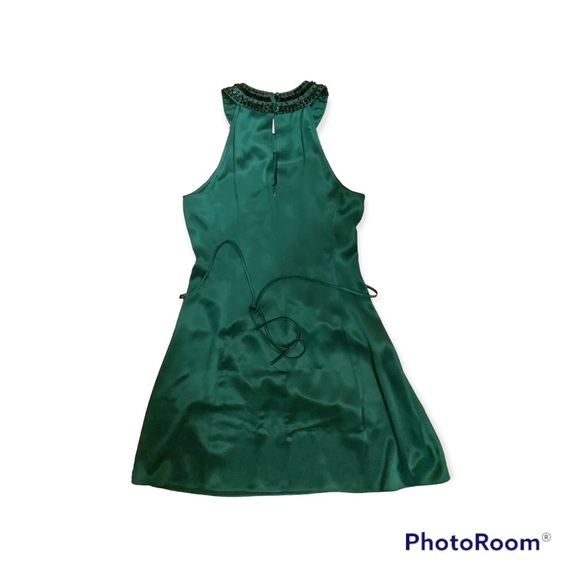 BCBGMAXAZRIA EMERALD DRESS - Picture 5 of 9